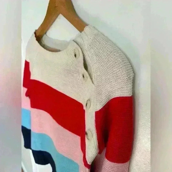 St. John's Bay Multicolor Striped Sweater - Picture 3 of 16
